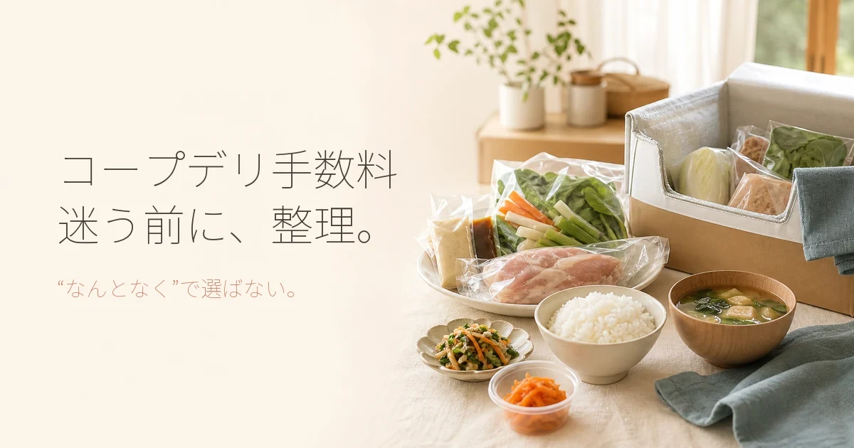 コープデリの手数料はいくら？料金体系や割引制度を詳しく解説